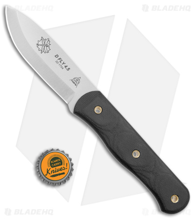 TOPS Knives D Fly 4.5 Canadian Bushcraft Knife Micarta (Bead Blast)