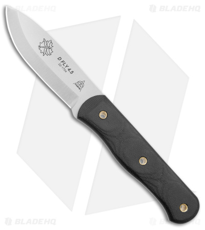 TOPS Knives D Fly 4.5 Canadian Bushcraft Knife Micarta (Bead Blast)