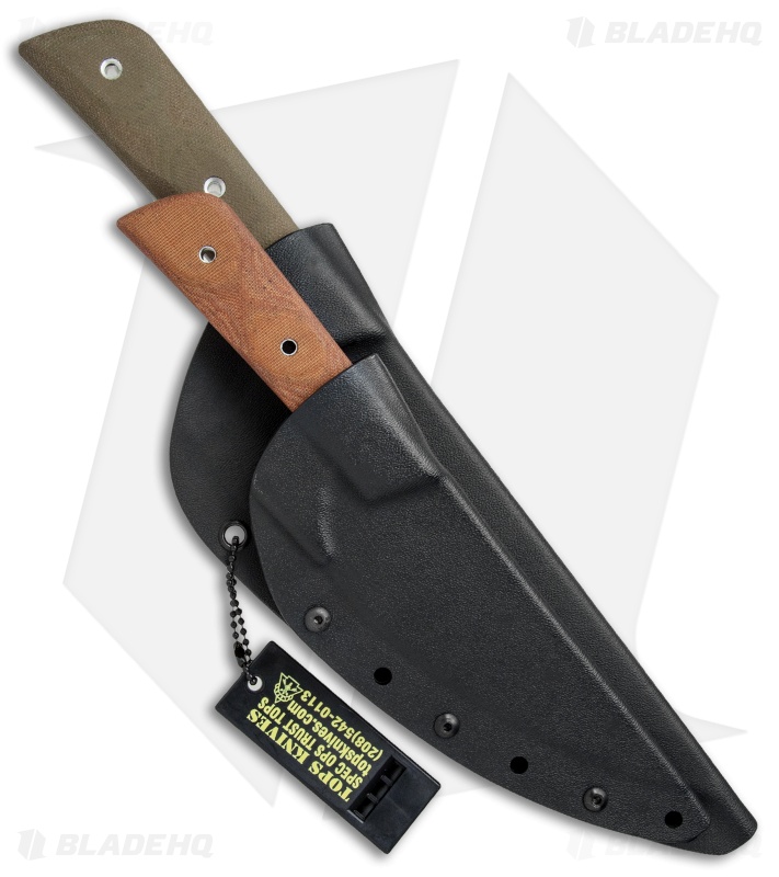 TOPS Knives Frog Market Special Standard + XL Fixed Blade Knife Combo 