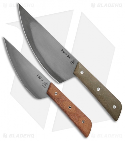 TOPS Knives Frog Market Special Standard + XL Fixed Blade Knife Combo 