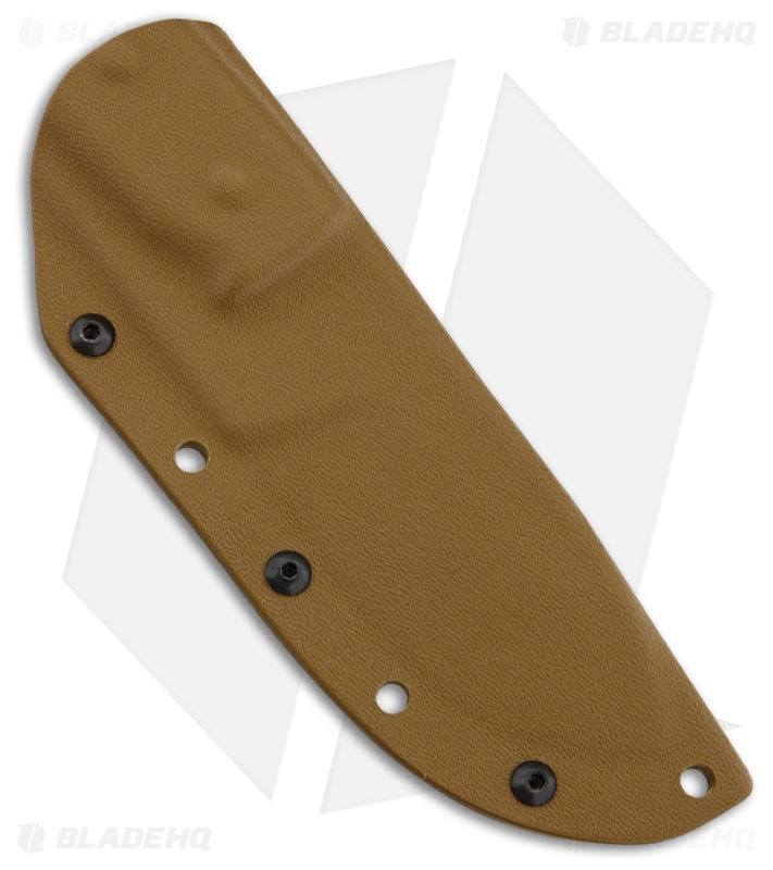 TOP Knives Kodiak Jac 2 Fixed Blade Knife Green Micarta (4.25" Tan) JAC-02