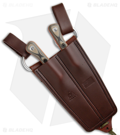 TOPS Knives Muley Combo w/ Leather Sheath (Skinner & Saw) MCMB-01