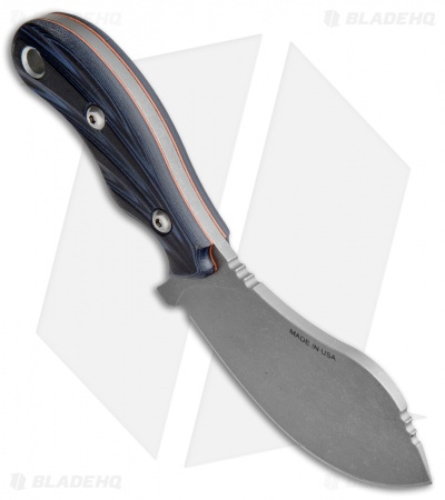 TOPS Knives Quick Skin Fixed Blade Knife Black/Blue G-10 (3.5" BB) QSK-01