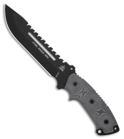 TOPS Knives Steel Eagle 107C Knife (7" Black Plain)