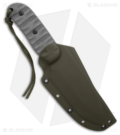 TOPS Knives Stryker Defender Tool Fixed Blade Knife (4.75" Black Serr) DEFT-01