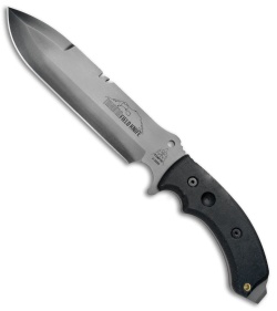 TOPS Knives Tahoma S/E Field Knife Black Canvas Micarta (8.3" Gray) TAHO-BCTNS