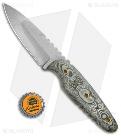 TOPS Knives UTE XL Knife Fixed Blade (4.25" Grey) UTE-XL03HP