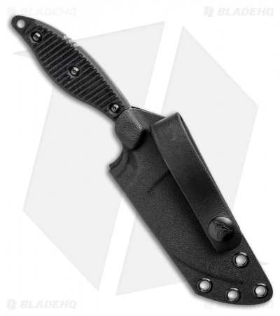 TOPS Knives Unzipper Fixed Blade Knife Black G-10 (3.6" Black) UNZ-01