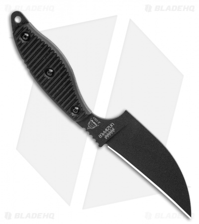 TOPS Knives Unzipper Fixed Blade Knife Black G-10 (3.6" Black) UNZ-01