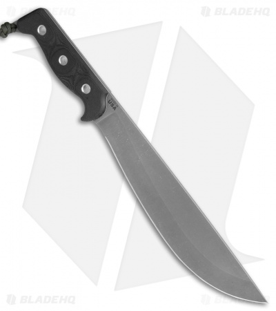TOPS Knives Yacare 10.0 Machete Fixed Blade Knife (10.1" Acid Rain)