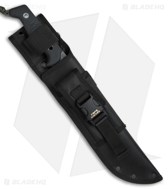 TOPS Knives Yacare 10.0 Machete Fixed Blade Knife (10.1" Acid Rain)
