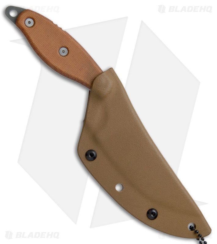 TOPS Knives Lioness Rockies Edition Fixed Blade Knife Tan Micarta (SW) LION-TBF