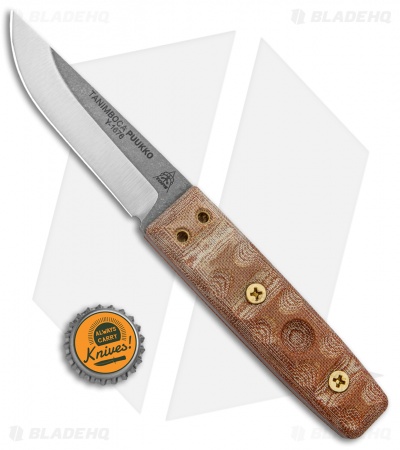 TOPS Knives Tanimboca Puukko Fixed Blade Rocky Mountian Micarta (3.625" Satin)