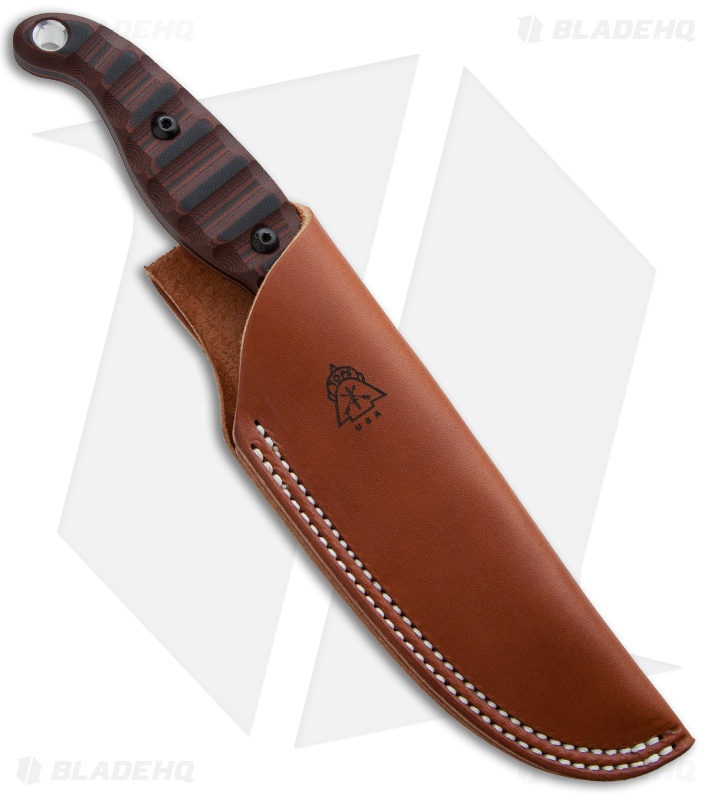 TOPS Knives Viper Scout Red Fixed Blade Knife (4.125" Black) VPS-R2