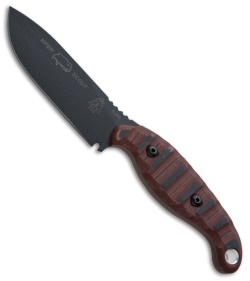 TOPS Knives Viper Scout Red Fixed Blade Knife (4.125" Black) VPS-R2