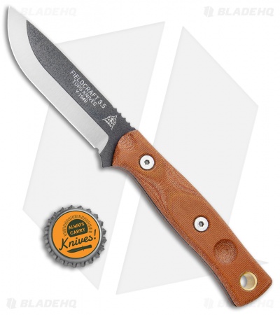 TOPS Knives BOB Fieldcraft Fixed Blade Knife (3.75" Two-Tone) 