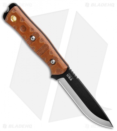 TOPS Knives BOB Brothers of Bushcraft Knife Rocky Mountain (4.625" Black)