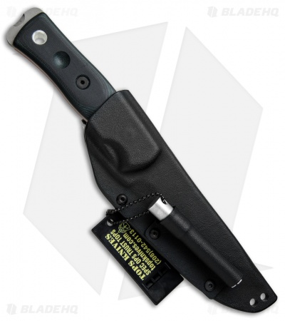 TOPS Knives BOB Fieldcraft Knife Black/Green G-10 (4.625" Gray)