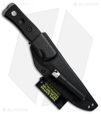 TOPS Knives BOB Fieldcraft Knife Black G-10 (4.625" Gray)