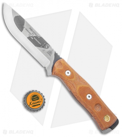 TOPS Knives BOB Fieldcraft Knife Brown Micarta (4.625" Camo)
