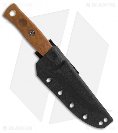  TOPS Knives Mini BOB Brothers of Bushcraft Fieldcraft Knife Mic (3.7" Black) 
