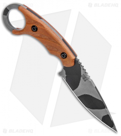 TOPS Knives C.U.T. 4.0 Combat Utility Tool Knife Micarta (4.25" Urban Camo)