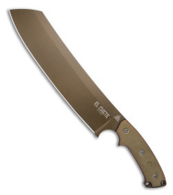 TOPS Knives El Chete Fixed Blade Chopper Knife w/ Dangler (12" Bronze) ELCH-03