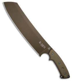 TOPS Knives El Chete Fixed Blade Chopper Knife w/ Dangler (12" Bronze) ELCH-04