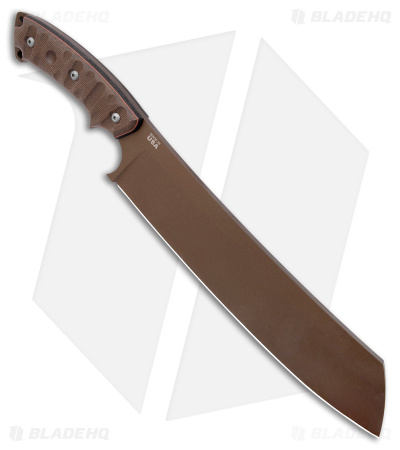 TOPS Knives El Chete Fixed Blade Rocky Mountain Tread (12" Bronze)