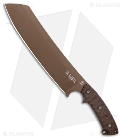 TOPS Knives El Chete Fixed Blade Rocky Mountain Tread (12" Bronze)
