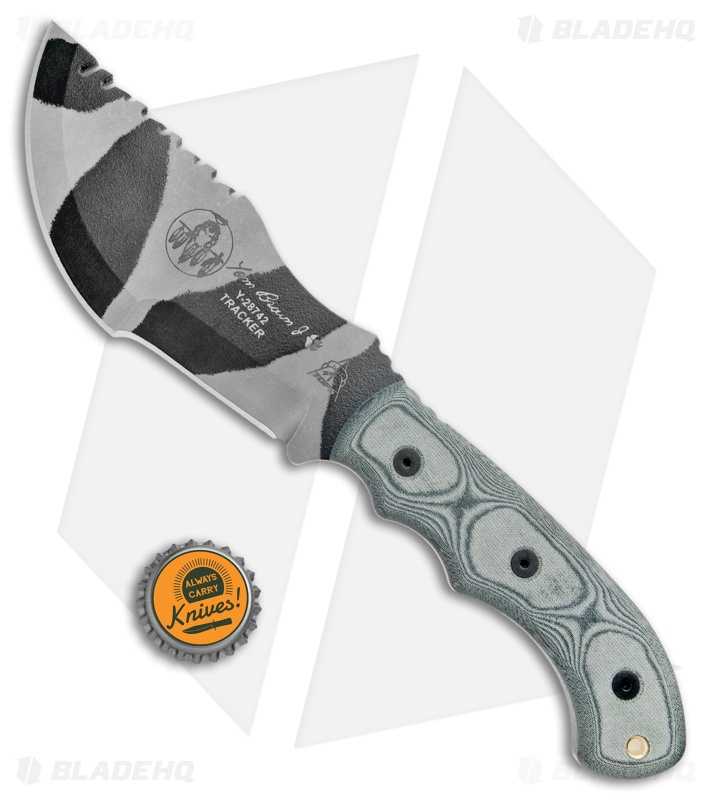 TOPS Knives Tom Brown Tracker #1 Fixed Blade Knife (6.375" Camo) TBT-010