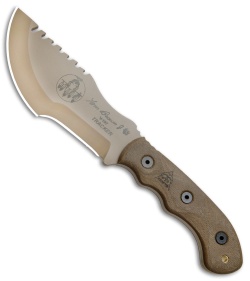 TOPS Knives Tom Brown Tracker #2 Fixed Blade Knife (4.875&quot; Coyote Tan)  | 59958
