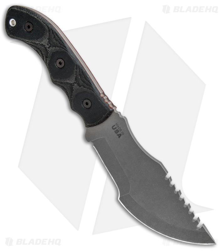 TOPS Knives Tom Brown Tracker #3 | Fixed Blade Knife | Black