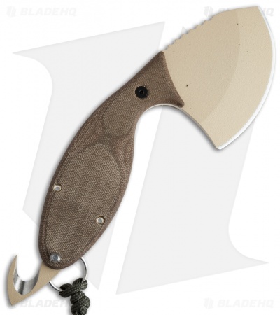 TOPS Knives Backwoods Skinner Fixed Blade Knife (3" Tan) SKIN-01