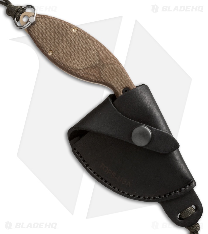 TOPS Knives Backwoods Skinner Fixed Blade Knife (3" Tan) SKIN-01