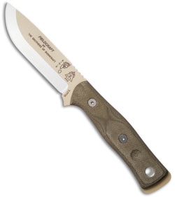 TOPS Knives BOB Brothers of Bushcraft Fieldcraft Knife Micarta (4.625" Tan)