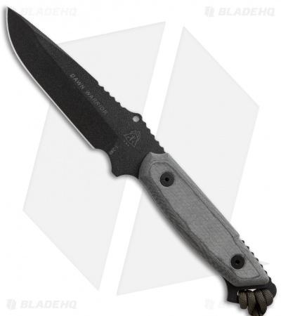 TOPS Knives Dawn Warrior Knife Micarta (5.125" Black) DW-33