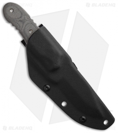 TOPS Knives Desert Son Fixed Blade Knife w/ Micarta Handle (Black PLN) DSON-01