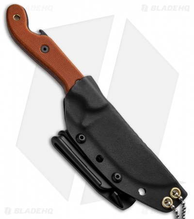 TOPS Knives Pit Stop 3 Fixed Blade Knife (3" Black Plain) PSK-01