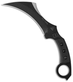 TOPS TAC-TOPS Karambit Fixed Blade Knife Micarta (6.2&quot; Black) TAC-01 | 45646