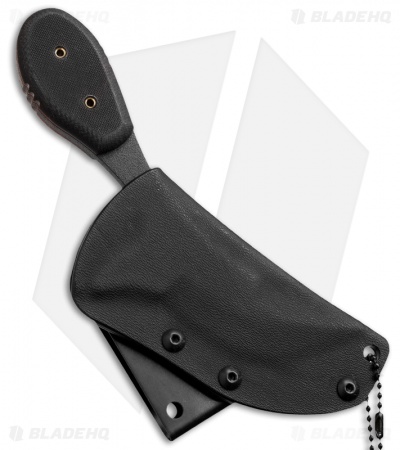 TOPS Knives California Cobra Fixed Blade Knife (3" Black)