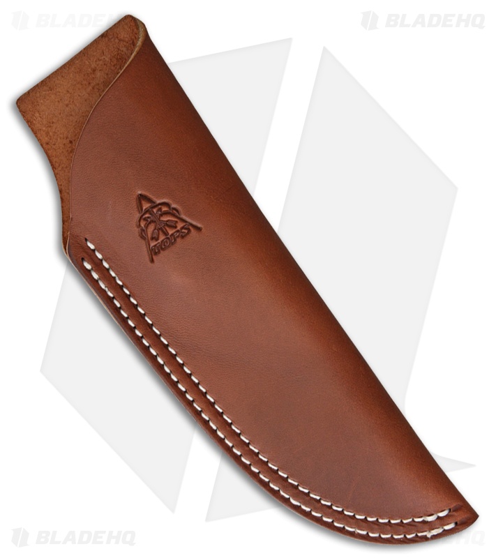 TOPS Knives Tex Creek 69 Fixed Blade Knife Tan Micarta (4.125