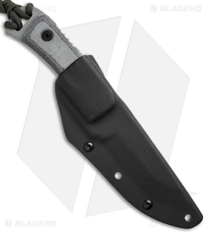 TOPS Knives Overlander Knife Fixed Blade (4" Grey) OV77