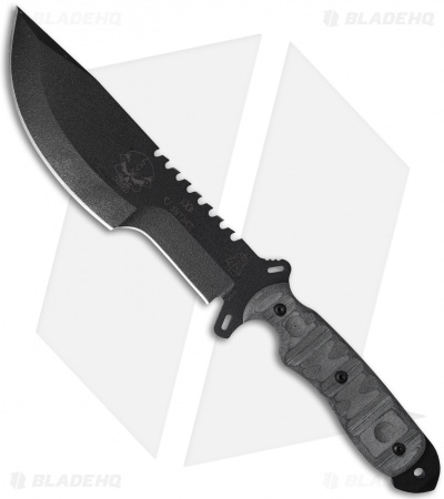TOPS Knives SXB Skullcrusher's Xtreme Blade Warrior Survival Knife (9.25" Black)