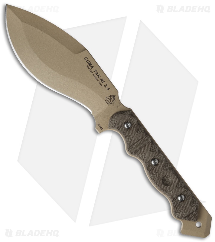 TOPS Knives Cuma Tak-Ri 3.5 Kukri Fixed Blade Knife (7 TOPS Knives Cuma Tak-Ri 3.5 Kukri Fixed Blade Knife (7