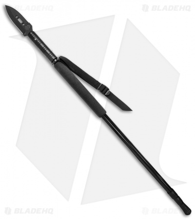 TOPS Knives Trailwalker Tool TTT Spear + Telescoping Staff (4" Black) TTT-01