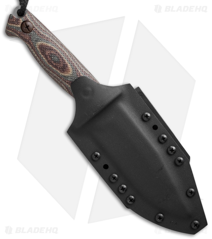 Treeman Knives Combat Chute Knife Snakeskin Canvas (5" Silver)
