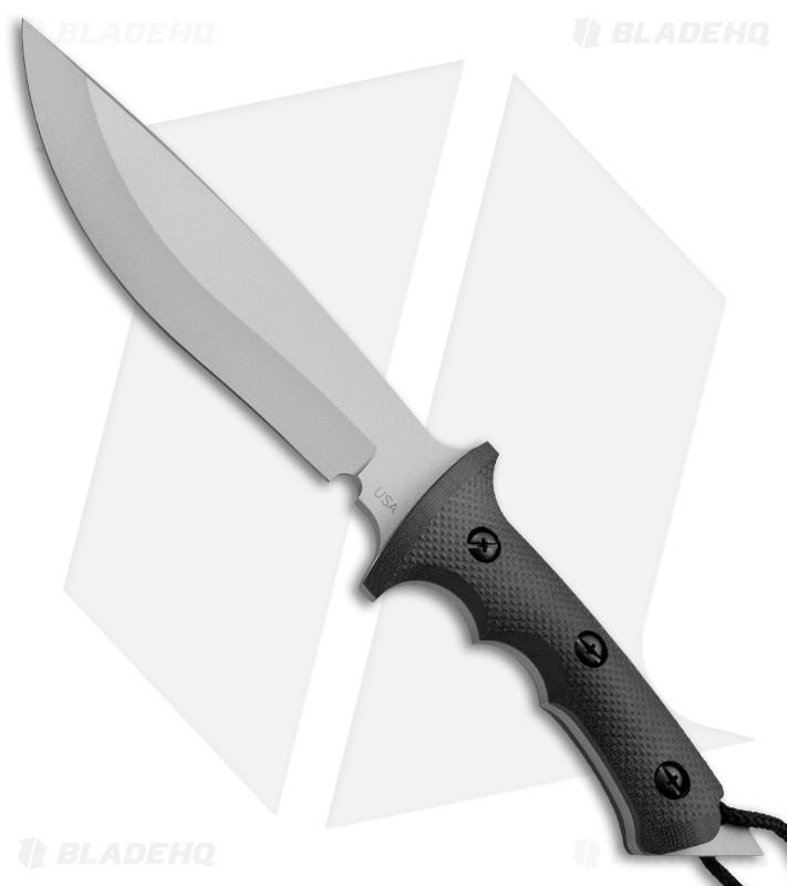Treeman Knives Original 8" Combat Bowie Knife Micarta (Mag Silver)