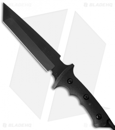 Treeman Knives Ultra Phalanx "Black Ops" Knife Black G-10 (7.5" Black)