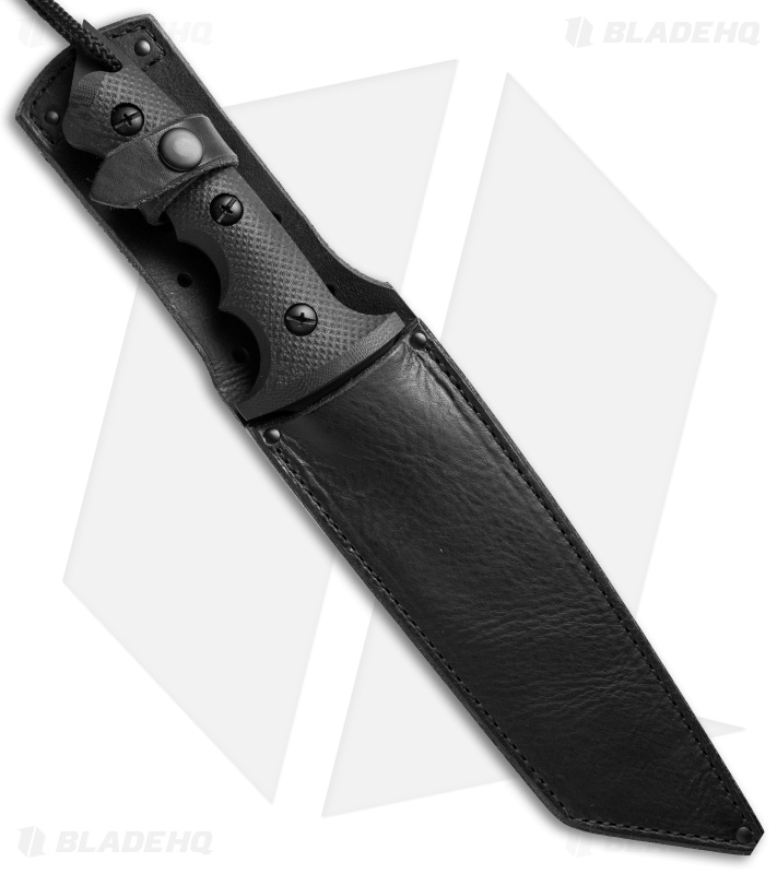 Treeman Knives Ultra Phalanx "Black Ops" Knife Black G-10 (7.5" Black)